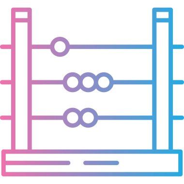 Abaküs 'ün vektör çizimi