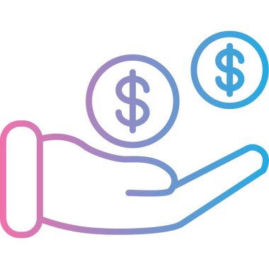 para simgesi vektör illüstrasyonu