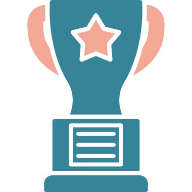 kupa simgesi, vektör illüstrasyonu