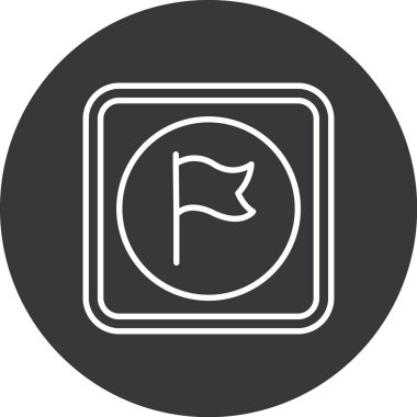 Tilki simgesi vektör illüstrasyonu