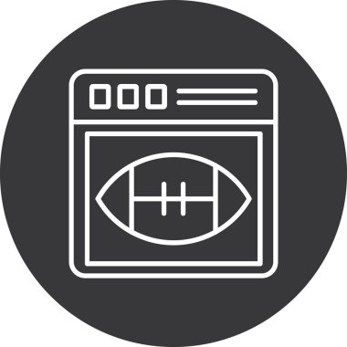 basit tasarım, vektör illüstrasyonunda futbol hedef simgesi