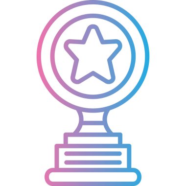 Yıldız. Web simgesi basit illüstrasyon