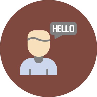 Avatar Adam vektör simgesi