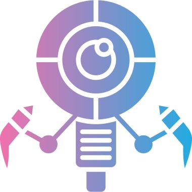 Seo ve pazarlama teknolojisinin vektör simgesi