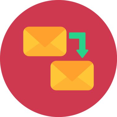 e-posta simgesi düz biçimli