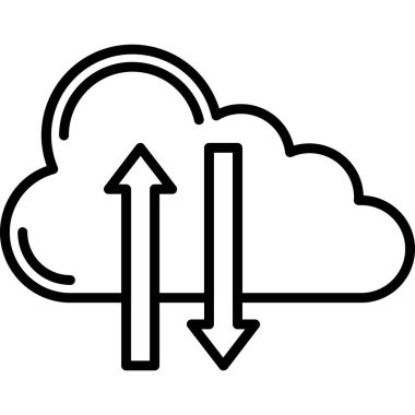 Bulut İndirme. Basit tasarım