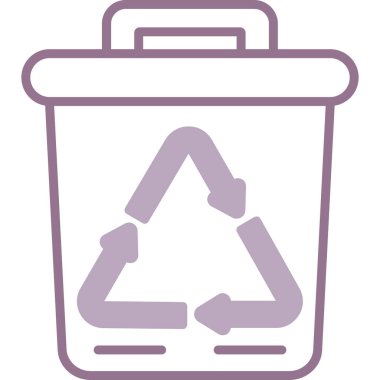 Çöp kutusu. Web simgesi