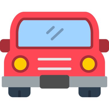 Araç. Web simgesi basit illüstrasyon