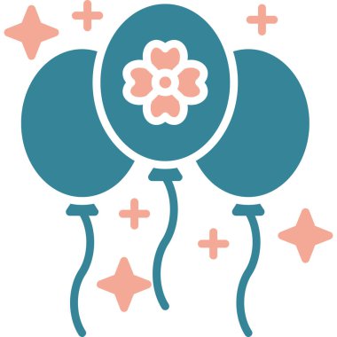 Bir çiçeğin vektör illüstrasyonu