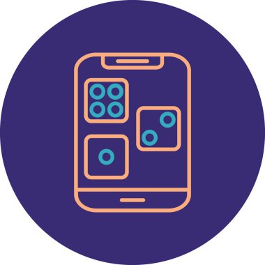 cep telefonu ikonu vektör illüstrasyonu