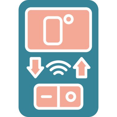 Akıllı telefon. Web simgesi basit illüstrasyon