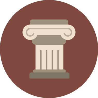 sütun simgesi. vektör illüstrasyonu