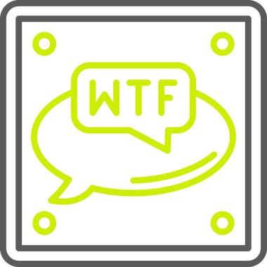 bir çerçeve içinde ünlem vektör simgesi