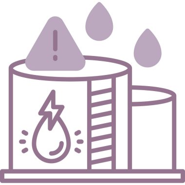 Pil. Web simgesi basit illüstrasyon