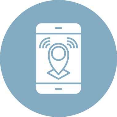 Vektör mobil ağ simgesi