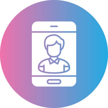 Telefon simgesinin vektör illüstrasyonu