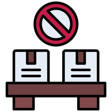 Girdi rengi simgesi vektör illüstrasyonu yok. İşaret yok. izole edilmiş sembol çizimi.