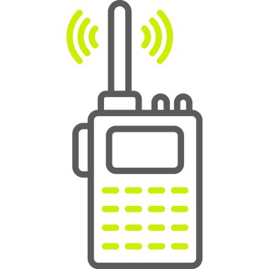 radyo simgesi vektör illüstrasyonu