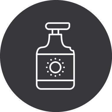 Sprey kutu simgesi, vektör illüstrasyonu