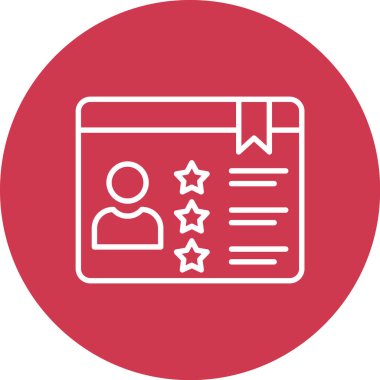 Modern simgenin vektör illüstrasyonu