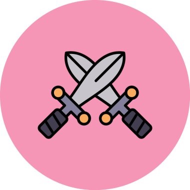 Silah simgesinin vektör illüstrasyonu