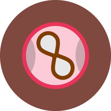 - Şeker. Web simgesi basit illüstrasyon