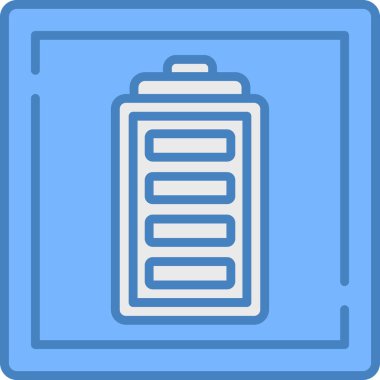 Pil. Web simgesi basit illüstrasyon