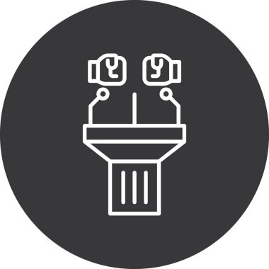 Modern simgenin vektör illüstrasyonu