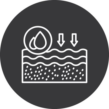 su simgesi vektör illüstrasyonu