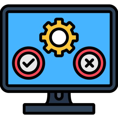 bilgisayar bakım ayarı simgesi