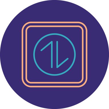 Modern b 'nin vektör illüstrasyonu eksik simgesi