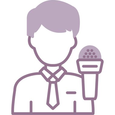 Gazeteci haber simgesi