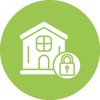 Ev. Web simgesi basit illüstrasyon