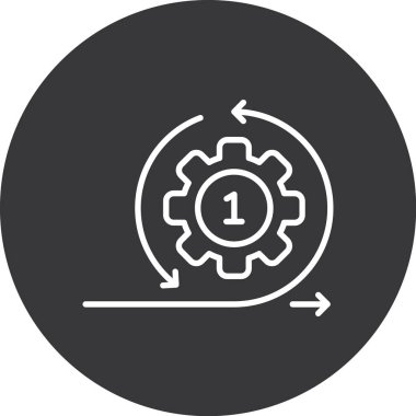 seo modern simgesinin vektör illüstrasyonu