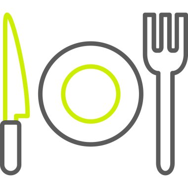 bıçak simgesi vektör illüstrasyonu