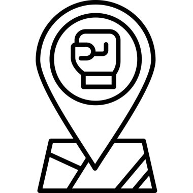 konum haritası simgesi, özet biçimi