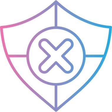 çapraz simgenin vektör illüstrasyonu