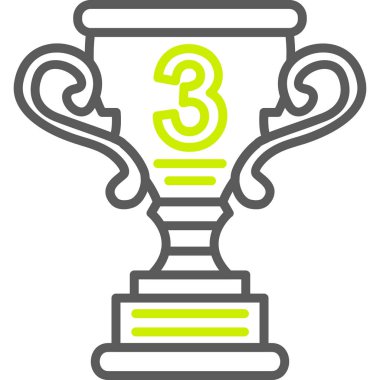 Kupa. Web simgesi basit tasarım