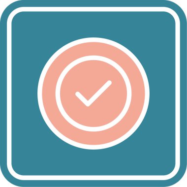 İşaretleme simgesinin vektör illüstrasyonu