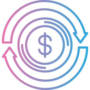 Dolar Simgesi Moda Biçiminde İzole Arkaplan