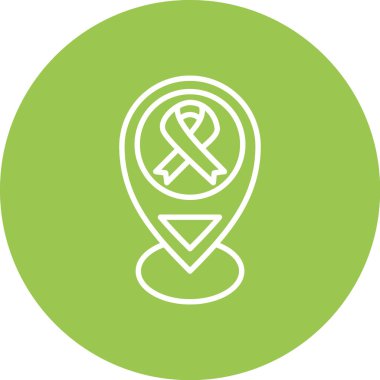 Eşsiz Pusula Vektör Satırı Simgesi