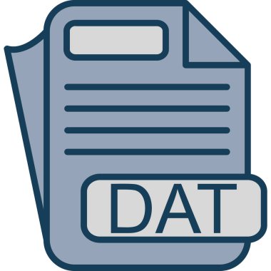 Belge. Web simgesi basit illüstrasyon