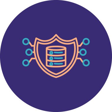 Modern simgenin vektör illüstrasyonu