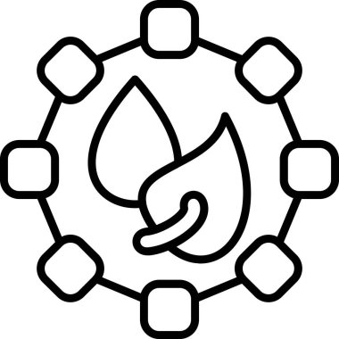 Su damlası. Basit tasarım