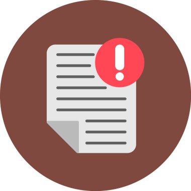 kişisel ve ticari kullanım için belge vektör simgesi simgesi vektör çizimi..