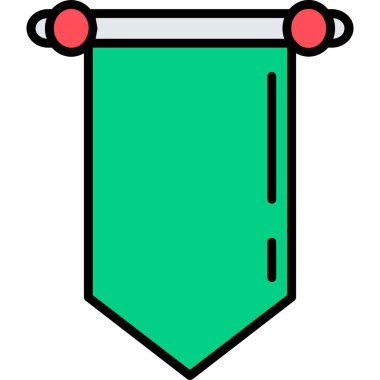 Gaz tankı simgesi renk ana hatları vektörü