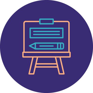 Eğitim simgesinin vektör illüstrasyonu