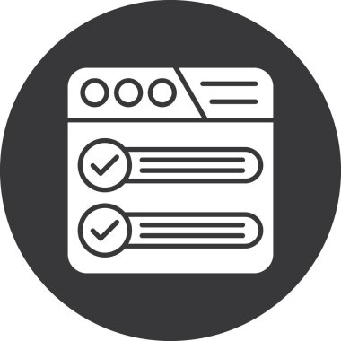 Tıbbi bir simgenin bir web simgesinin vektör illüstrasyonu