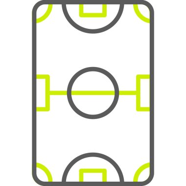 Beyaz simgenin vektör illüstrasyonu