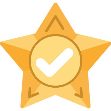 mark vektör düz simgesini kontrol et